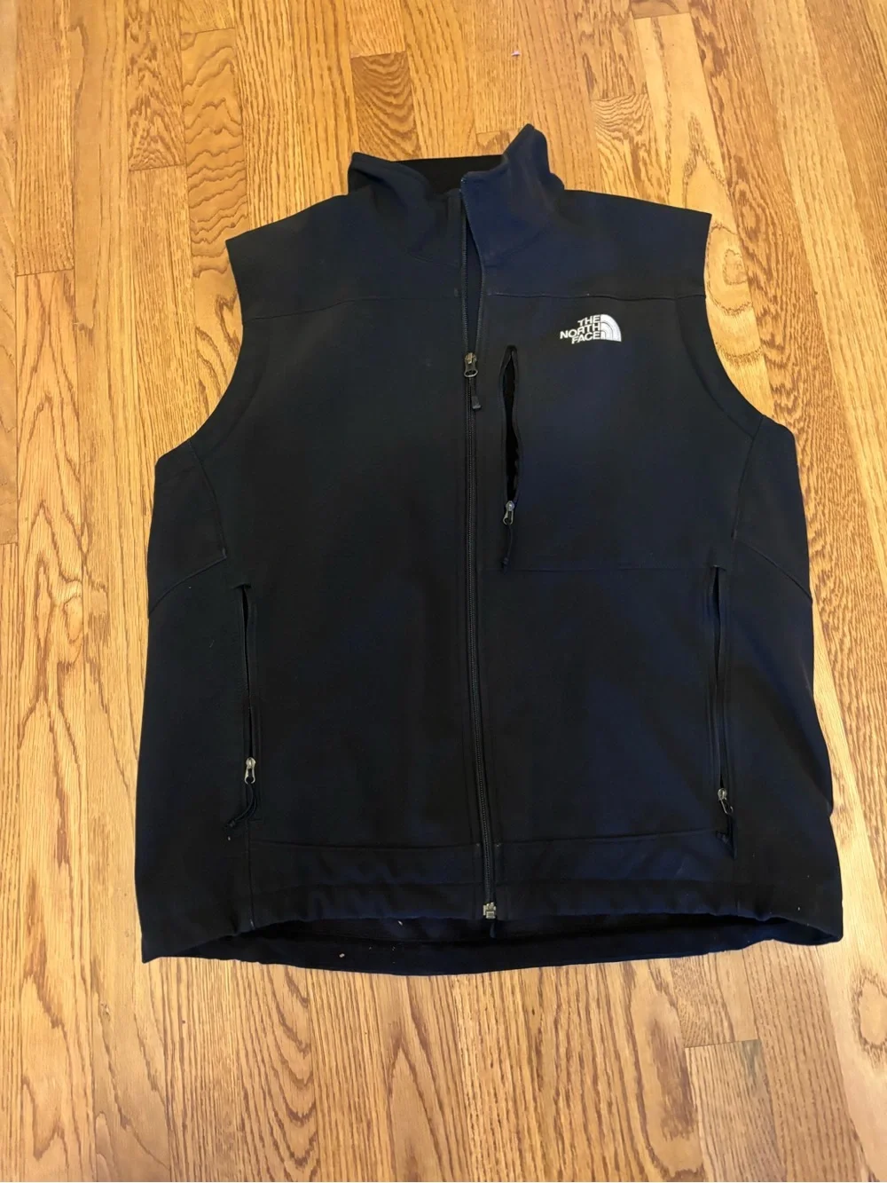 The North Face Men’s Large Polyester Black Vest Full Zip Outdoors Fall
